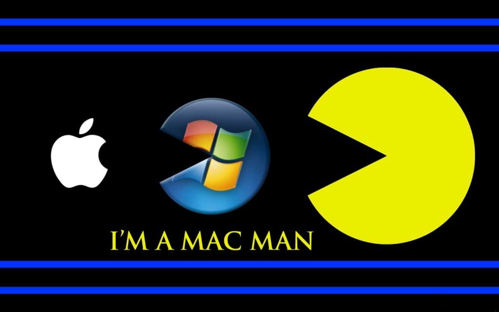 Mac-Man Apple Versus Microsoft