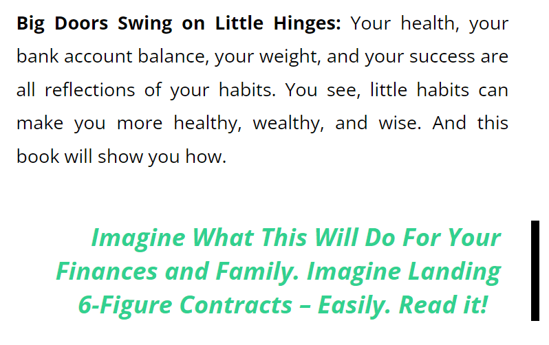 What This Book Will Do For You