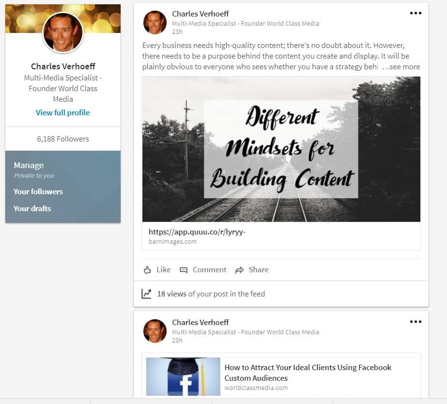 World Class Media Linkedin